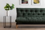 Atelier Del Sofa Saki Sofá cama de 3 plazas Verde